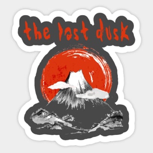 Volcano eruption Sticker